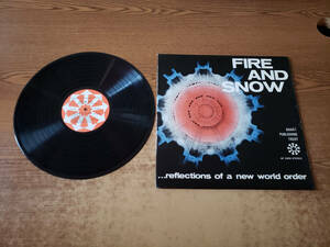 1970s VG++ VARIOUS# Fire And Snow ...Reflections Of A New World Order 2009 LP33 海外 即決