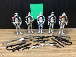 A7 Star Wars Sandtrooper lot of 5 with weapons and accessories TLC TAC 海外 即決