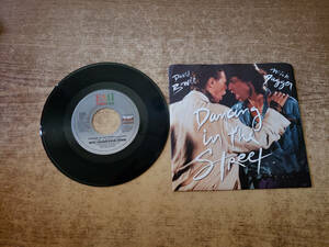 1980s MINT-EXC David Bowie, Mick Jagger ダンシング イン ザ ストリート / 8288 45 海外 即決