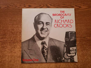 レア 1950S MINT-EXC The Broadcasts Of Richard Crooks Volume One GV599 LP33 海外 即決