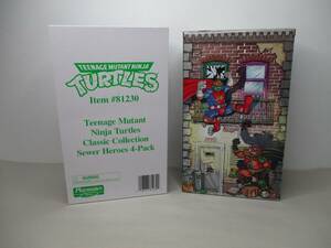 PLAYMATES TMNT TEENAGE MUTANT NINJA TURTLES SEWER HEROES 4 PACK WALMART NEW MISB 海外 即決