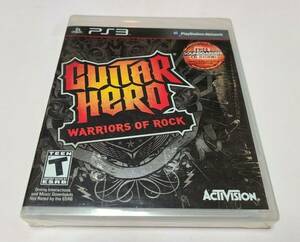 Guitar Hero: Warriors of Rock (Sony PlayStation 3, 2010) (Game Only) PS3 NEW 海外 即決