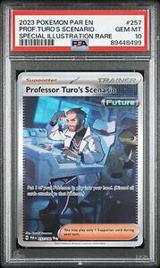 PSA 10 Professor Turo's Scenario SIR #257 2023 ポケモン PAR 89448499 海外 即決