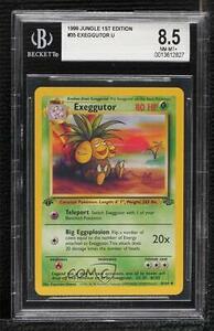 1999 ポケモン Jungle 1st Edition Exeggutor #35 BGS 8.5 3c7 海外 即決