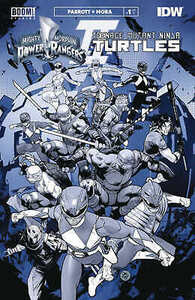 Mmpr Teenage Mutant Ninja Turtles II Black & White Edition #1 Cover A Mora 海外 即決