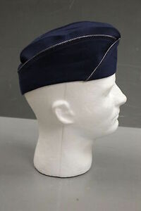 Air Force Women's Officer Flight Cap / Garrison Cap - Size: 22-1/2 - Used 海外 即決