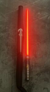 Disney Star Wars Galaxy's Edge Savi's Workshop Lightsaber RED 海外 即決