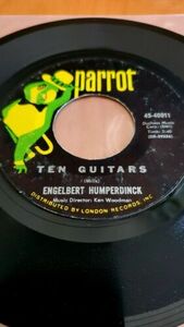 Engelbert Humperdinck 45 RPM Release Me/Ten Guitars On Parrot London Label 海外 即決