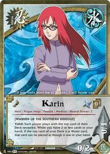 Karin - N-980 - Common - 1st Edition - Foil Path of Pain NM/LP - Naruto 海外 即決