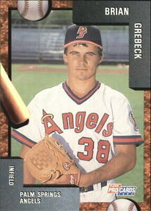 1992 Palm Springs Angels Fleer/ProCards #847 Brian Grebeck 海外 即決