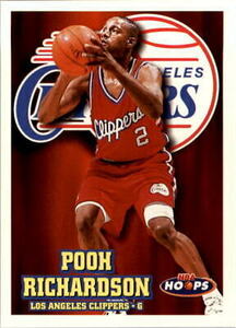 1997-98 Hoops Los Angeles Clippers Basketball Card #253 Pooh Richardson 海外 即決