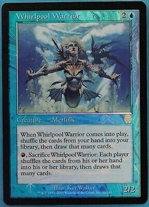 Whirlpool Warrior FOIL Apocalypse PLD Blue Rare MAGIC CARD (ID# 377491) ABUGames 海外 即決