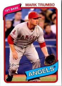 2012 Topps Archives Mark Trumbo #133 Los Angeles Angels Baseball Card 海外 即決
