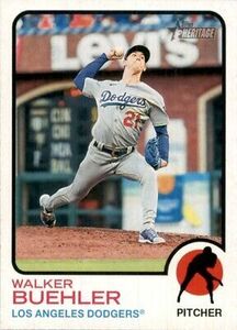 2022 Topps Heritage Walker Buehler Los Angeles Dodgers #127 TW24501 海外 即決