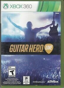 Xbox 360 - GUITAR HERO LIVE + GUITAR HERO WORLD TOUR - complete 海外 即決