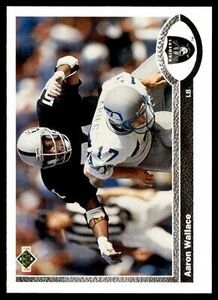 1991 Upper Deck Aaron Wallace Los Angeles Raiders #448 海外 即決