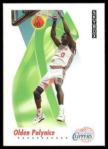 1991-92 SkyBox #130 Olden Polynice Los Angeles Clippers 海外 即決