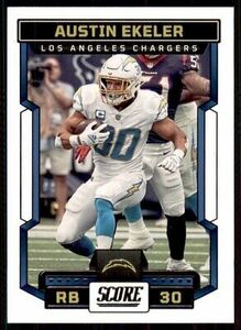 2023 Score Base #144 Austin Ekeler - Los Angeles Chargers 海外 即決