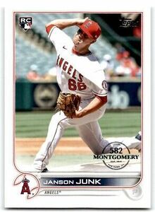 2022 TOPPS MONTGOMERY CLUB STAMP JANSON JUNK LOS ANGELES ANGELS #594 海外 即決