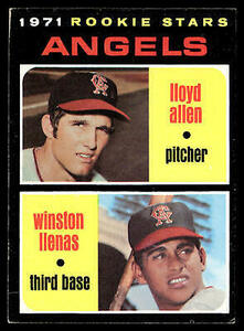 1971 Topps 1971 Rookie Stars (Lloyd Allen / Winston Llenas) #152 RC Angels 海外 即決