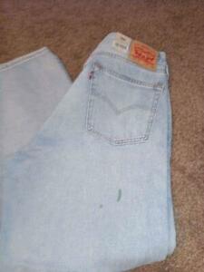 NEW MENS 550 LEVIS '92 BLUE JEANS RELAXED TAPERED SIZ 36 X 32 A3418002 海外 即決