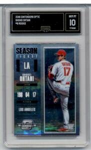 2018 Panini Contenders Optic #9 大谷翔平 RC Angels Graded GMA 10 GEM MINT 海外 即決