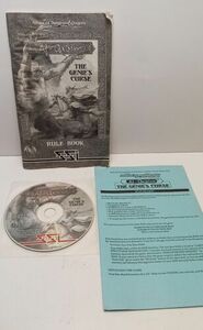 Rare Big Box Version PC CD Game Dungeons and Dragons Al-Qadim The Genie's Curse 海外 即決