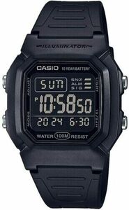 Casio Collection W-800H-1BVCF Men’s Black Digital Watch 海外 即決
