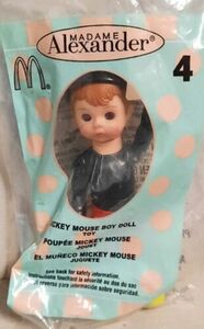 2004 McDonalds Happy Meal Toy Madame Alexander Disney Mickey Mouse Boy Doll NOS 海外 即決