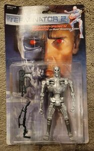 Vintage 1991 Kenner TERMINATOR 2 w/ Techno-Punch Action Figure #56430 * NEW 海外 即決