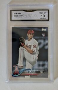 2018 Topps 大谷翔平 RC #700 Pitching Angels RC GMA 10 GEM MINT 海外 即決