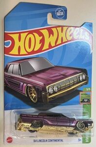 Hot Wheels 2023 1964 Lincoln Continental Purple HW Slammed New 海外 即決