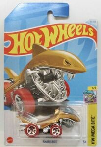 2024 HOT WHEELS * B CASE * SHARK BITE GOLD HW MEGA BITE 1/5 COMBINED SHIPPING 海外 即決