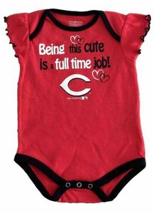 Cincinnati Reds MLB Girls One Piece Outfit Size 12 Months Brand New Free Ship 海外 即決