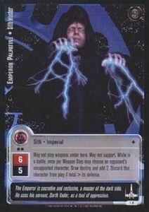 Star Wars Jedi Knights TCG PROMO SET EMPEROR PALPATINE 1P FOIL SEALED 海外 即決