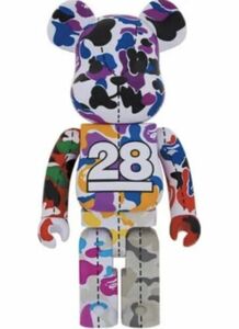 NEW Bearbrick x BAPE 28th Anniversary Camo #2 1000% A Bathing Ape FAST SHIPPING 海外 即決