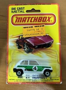 Vintage Matchbox Superfast 21 Renault 5TL 海外 即決