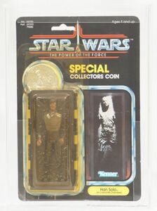 STAR WARS KENNER 1984 POTF Han Sol in Carbonite CAS 75 (80 75 90) 海外 即決