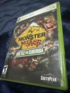 Monster Madness: Battle for Suburbia (Microsoft Xbox 360, 2007) CIB W/ Comic 海外 即決