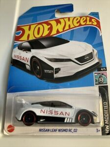 2023 Hot Wheels Nissan Leaf Nismo RC_02 White 1:64 Deicast Car NEW 海外 即決