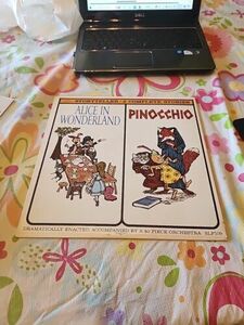 VTG STORYTELLER 2 COMPLETE STORIES ALICE IN WONDERLAND/PINOCCHIO LP SLP109 海外 即決