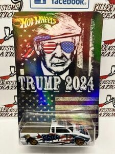 CUSTOM HOT WHEELS VOTE TRUMP 2024 REAL RIDERS SERIES - Steel Flame Low rider 海外 即決