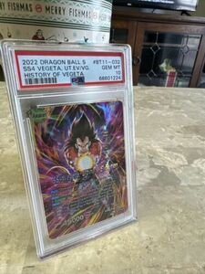 SS4 Vegeta Ultimate Evolution Leader PSA 10 History Of Vegeta Dragon Ball Super 海外 即決