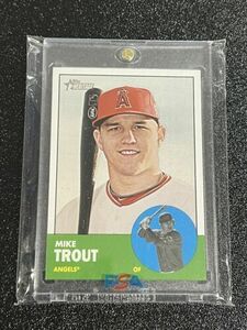 2012 Topps Heritage Mike Trout Rookie RC #207 Los Angeles Angels 海外 即決