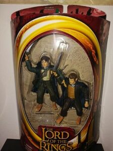 Lord Of The Rings Merry & Pippin Elven Cloaks ToyBiz Action Figure 2 Pack Sealed 海外 即決