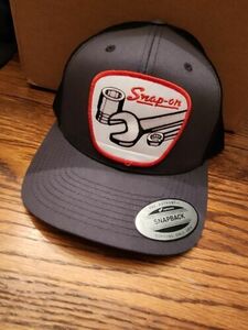 Vintage snap-on tools patch Trucker Hat, Mid-Crown Yupoong 6606 海外 即決