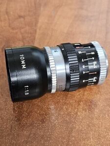 Elitar Soligor Wide Angle 10mm f1.8 C Mount Lens for Bolex & More Good Condition 海外 即決