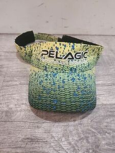 Pelagic Hat Cap Mens One Size Green Blue Spec Visor High Performance Fishing 海外 即決