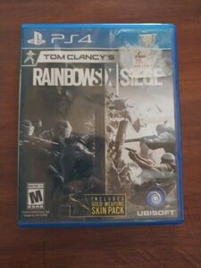 PlayStation 4 PS4 Tom Clancy’s Rainbow Six 6 Siege Fair Condition 海外 即決