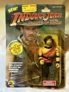 Vintage 1984 LJN Indiana Jones Giant Thuggee. Temple of Doom. New On Card. VGC! 海外 即決